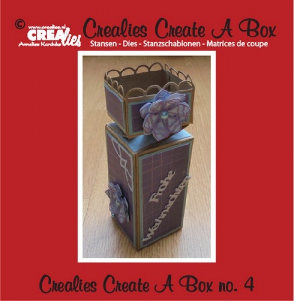 Create A Box #4 Toffee Box, Stanze - Crealies