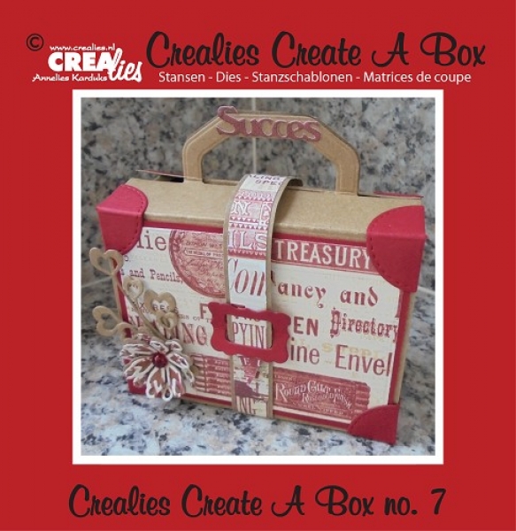 Create A Box #7 Koffer, Stanze - Crealies