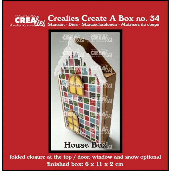 Create A Box #34 Haus Box, Stanze - Crealies