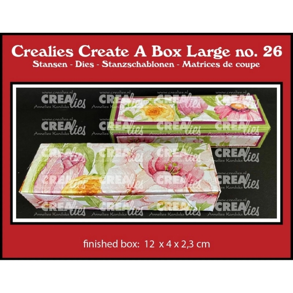 Create A Box Large #26 Tealight Box, Stanze - Crealies