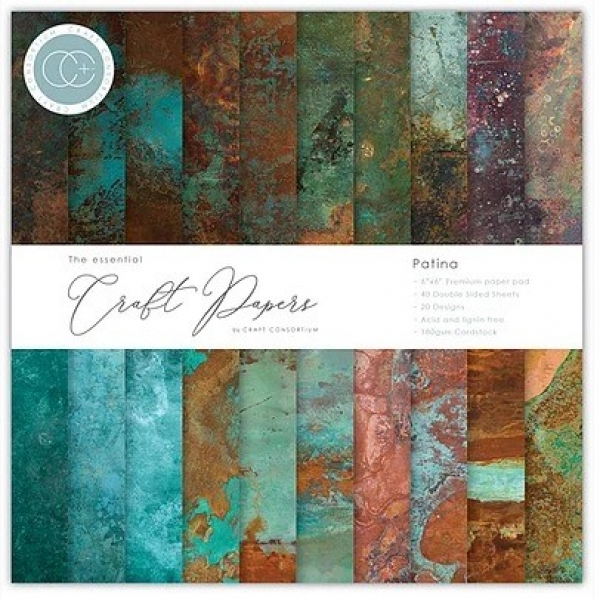 Patina 6x6 Paper Pad - Craft Consortium