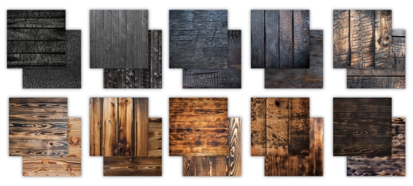 Scorched Wood 12x12 Paper Pad - Craft Consortium
