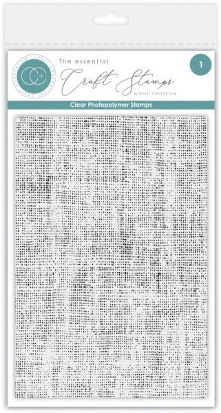 Linen Texture, Clearstamp - Craft Consortium