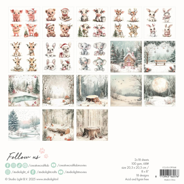 Holly Jolly, Collage Paperpad - Studiolight