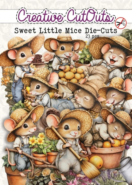 Sweet Little Mice, Die-Cuts - Creatief Art