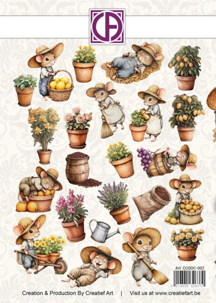 Sweet Little Mice, Die-Cuts - Creatief Art
