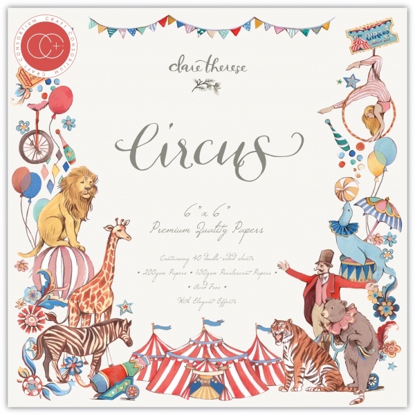 Circus 6x6 Paperpad - Craft Consortium