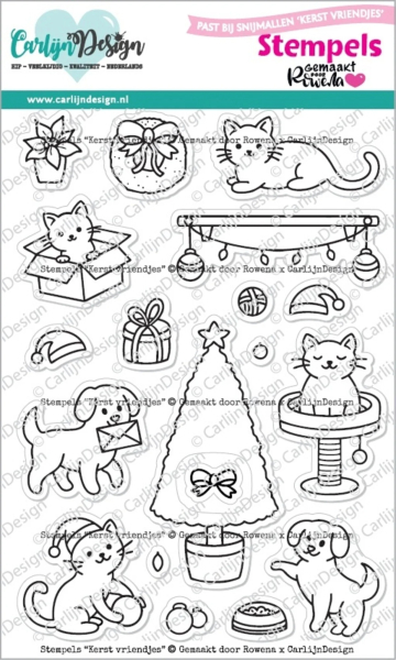 Weihnachtsfreunde, Clearstamp - CarlijnDesign