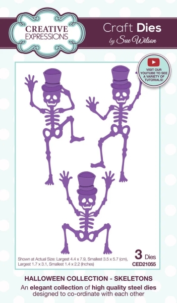 Halloween Skeletons, Stanze - Creative Expressions