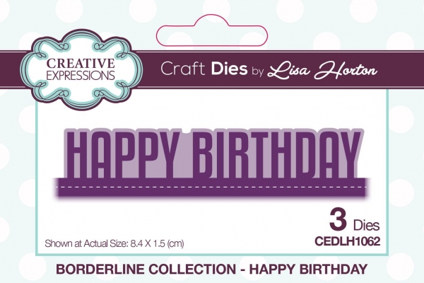 Borderline Happy Birthday, Stanze - Creative Expressions