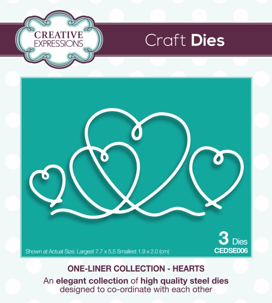 One-Liner Collection, Hearts, Stanze- Creative Expressions