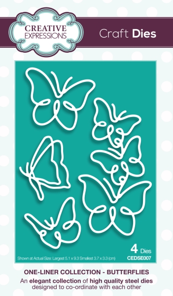 One-Liner Collection, Butterflies, Stanze- Creative Expressions