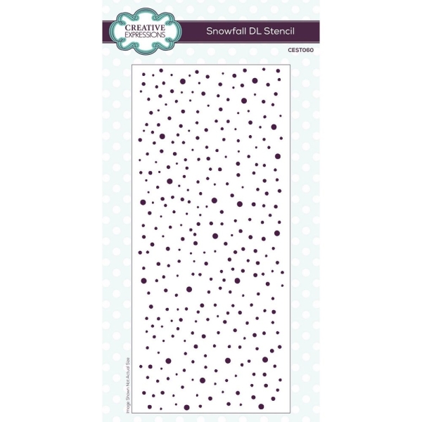 Snowfall, Schablone - Creative Expressions