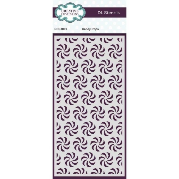 Candy Pops, Schablone - Creative Expressions