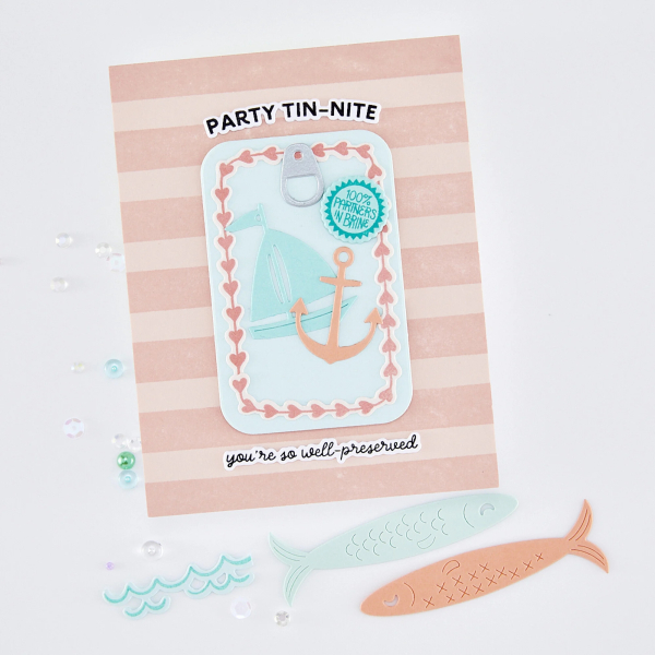 Wide Stripe Bold Print, Clingstamp - Hero Arts