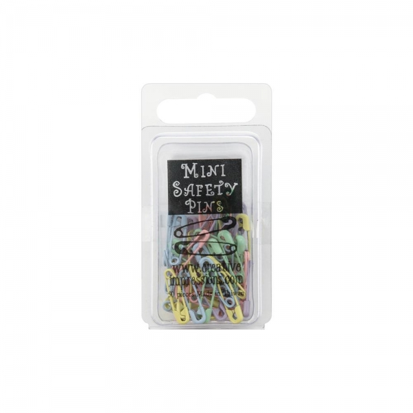 Mini Safety Pins Pastel - Creative Impressions