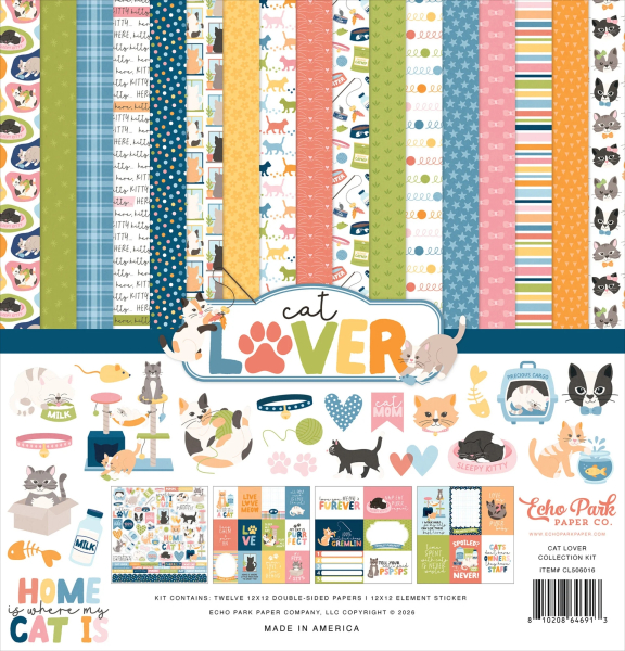 Cat Lover 12x12 Inch Collection Kit - Echo Park