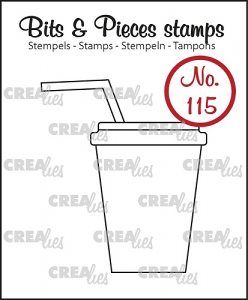 Bits&Pieces #115 Softdrink/Milks, Clearstamp - Crealies