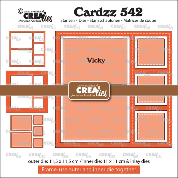 Frame & Inlay Vicky, Stanze - Crealies