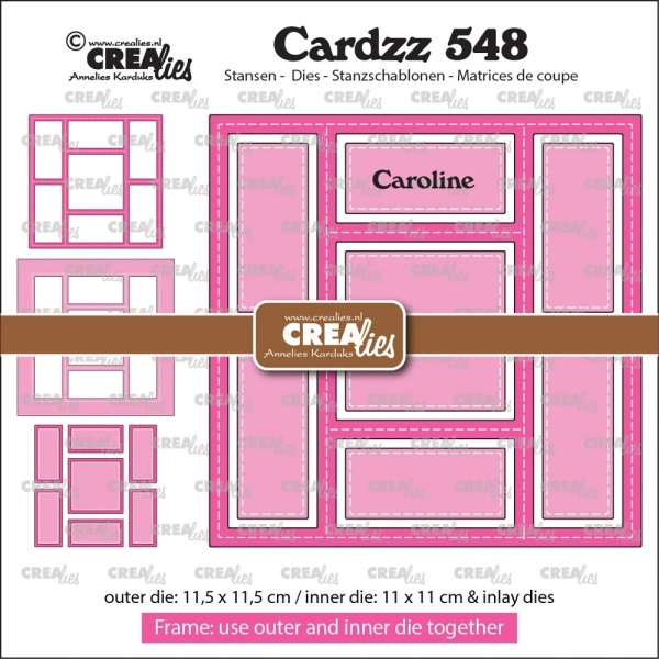 Frame & Inlay Square Caroline, Stanze - Crealies