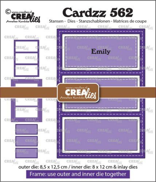 Frame & Inlay 3 rectangle, Stanze - Crealies