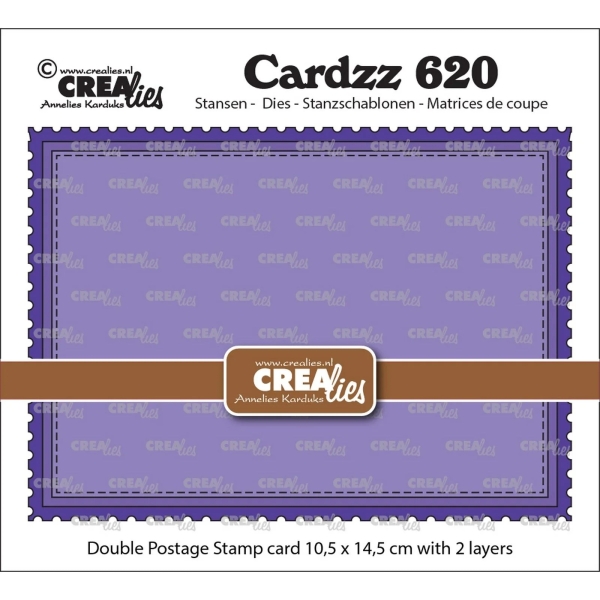 Double Card Stamp, Stanze - Crealies