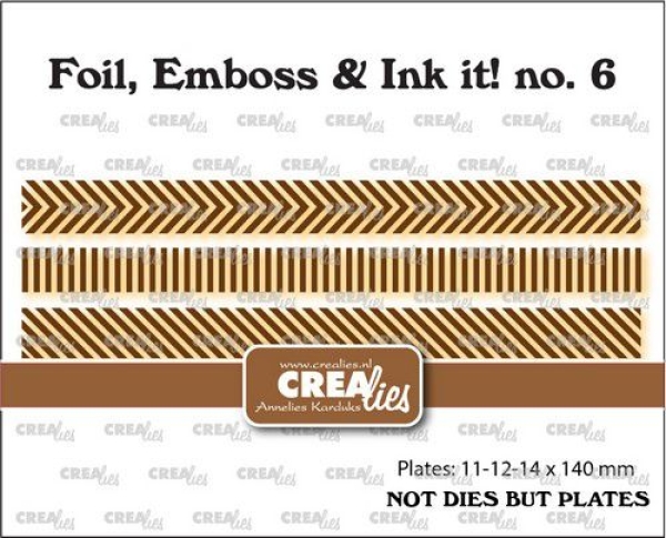 Strips A, Foil, Emboss & Ink It! - Crealies