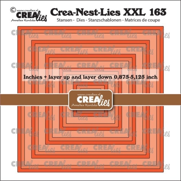Crea-Nest-Lies XXL #163 Inchies Squares, Stanze - Crealies