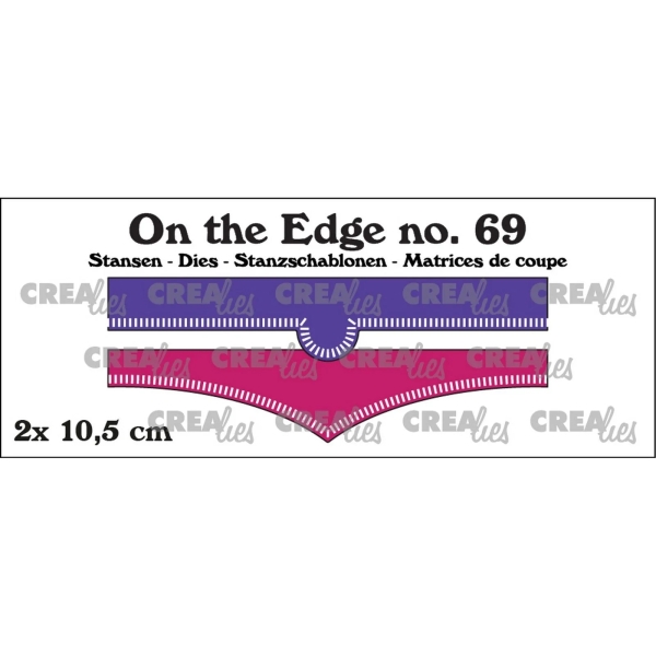 On The Edge #69 Little Stripes, Stanze - Crealies
