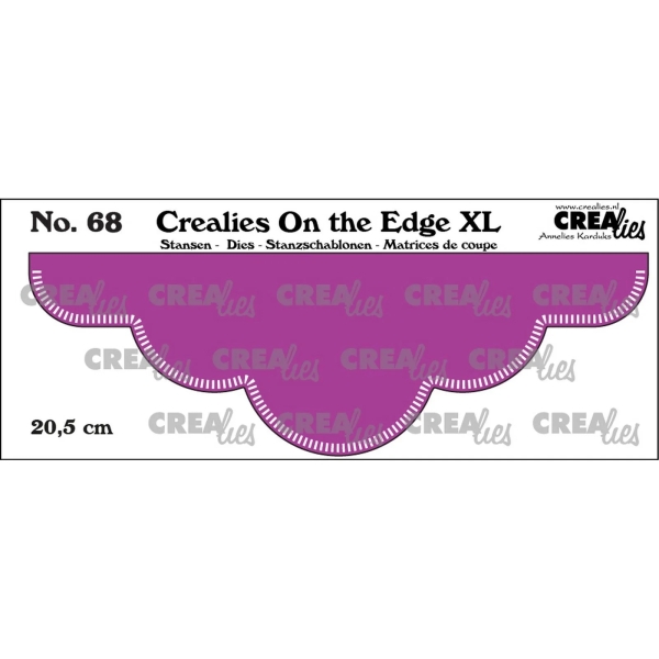 On The Edge #68XL Little Stripes, Stanze - Crealies