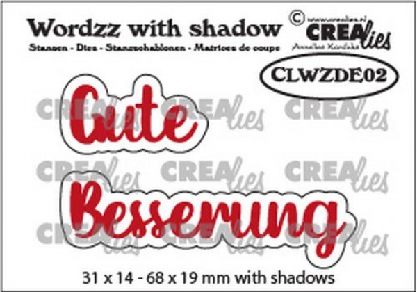 Wordzz#02 Gute Besserung, Stanze - Crealies