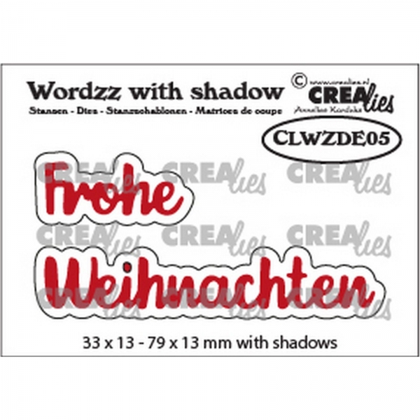 Wordzz#05 Frohe Weihnachten, Stanze - Crealies