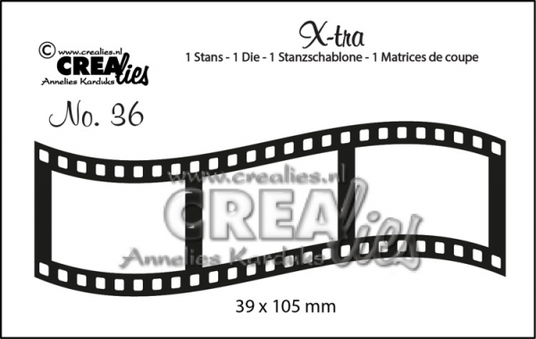 Curved Filmstrip Middle, Stanze - Crealies