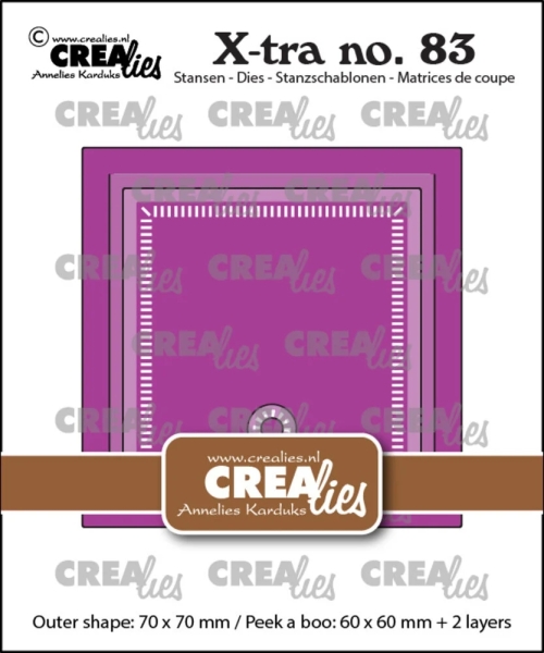 Peek A Boo Circle, Square - Crealies