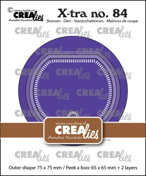 Peek A Boo Circle, Stanze - Crealies