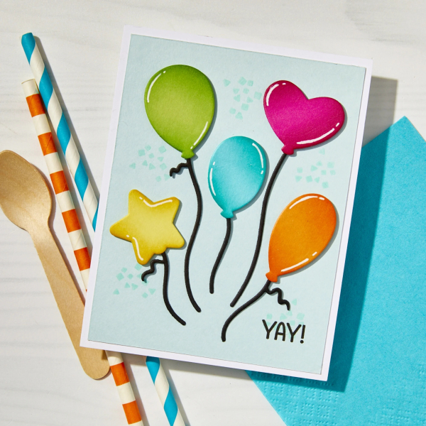 Balloons, Clearstamp - Hero Arts