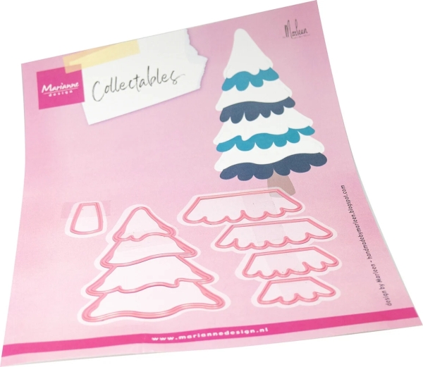 Collectables Snowy Tree, Stanze - Marianne Design