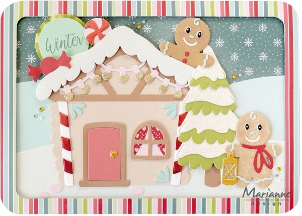 Collectables Christmas Cabin, Stanze - Marianne Design