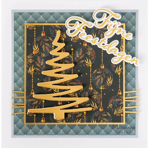 Craftables Zig Zag Tree, Stanze - Marianne Design