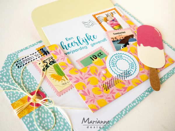 Craftables Giftcard Envelope, Stanze - Marianne Design