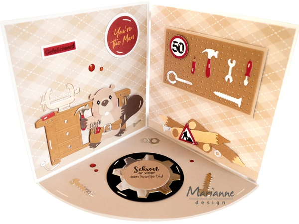 Craftables Nuts & Bolts, Stanze - Marianne Design