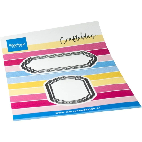 Craftables Fancy Labels, Stanze - Marianne Design