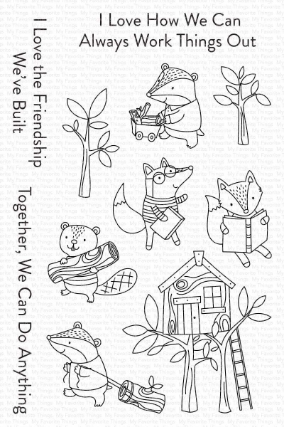 Let's Work Together, Clearstamp - My Favorite Things