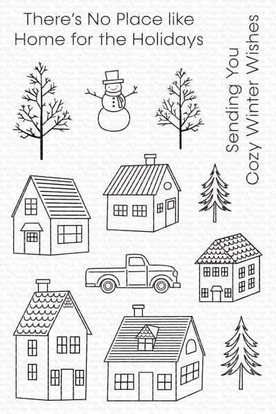 Cozy Winter Wishes, Clearstamp - My Favorite Things