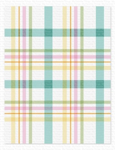 Plaid Background Builder, Clearstamp - My Favorite Things