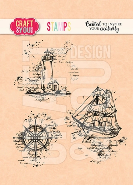 Sea Travel Set, Clearstamp - Craft&You