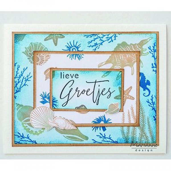 Silhouette Coral, Clearstamp - Marianne Design