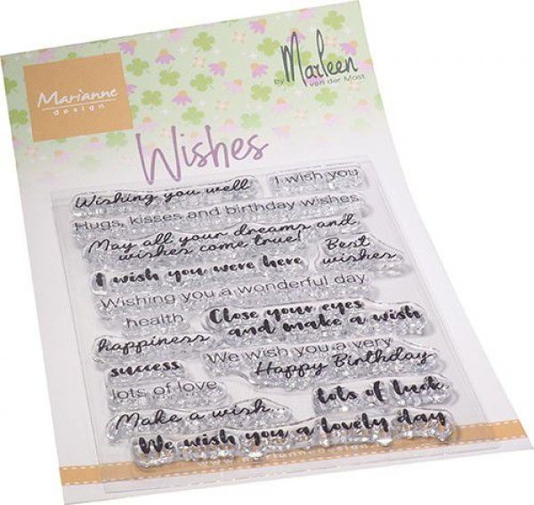 Wishes, Clearstamp - Marianne Design