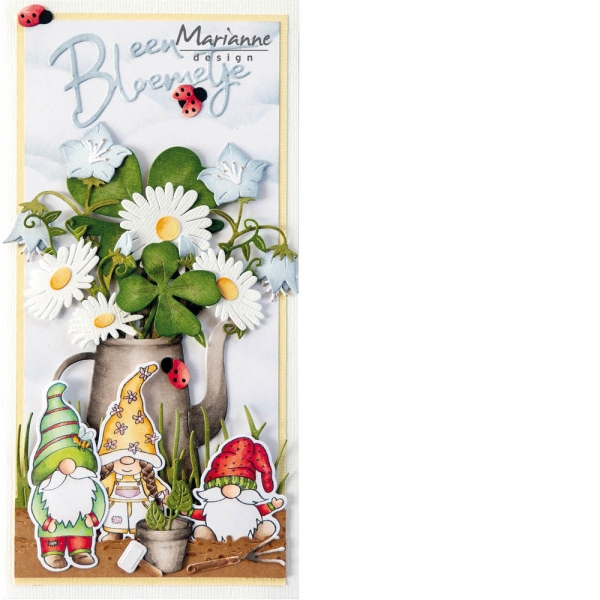 Mrs. Garden Gnome, Clearstamp - Marianne Design
