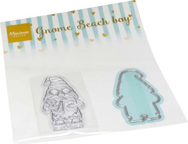 Gnome Beach Boy, Stempel & Stanze - Marianne Design